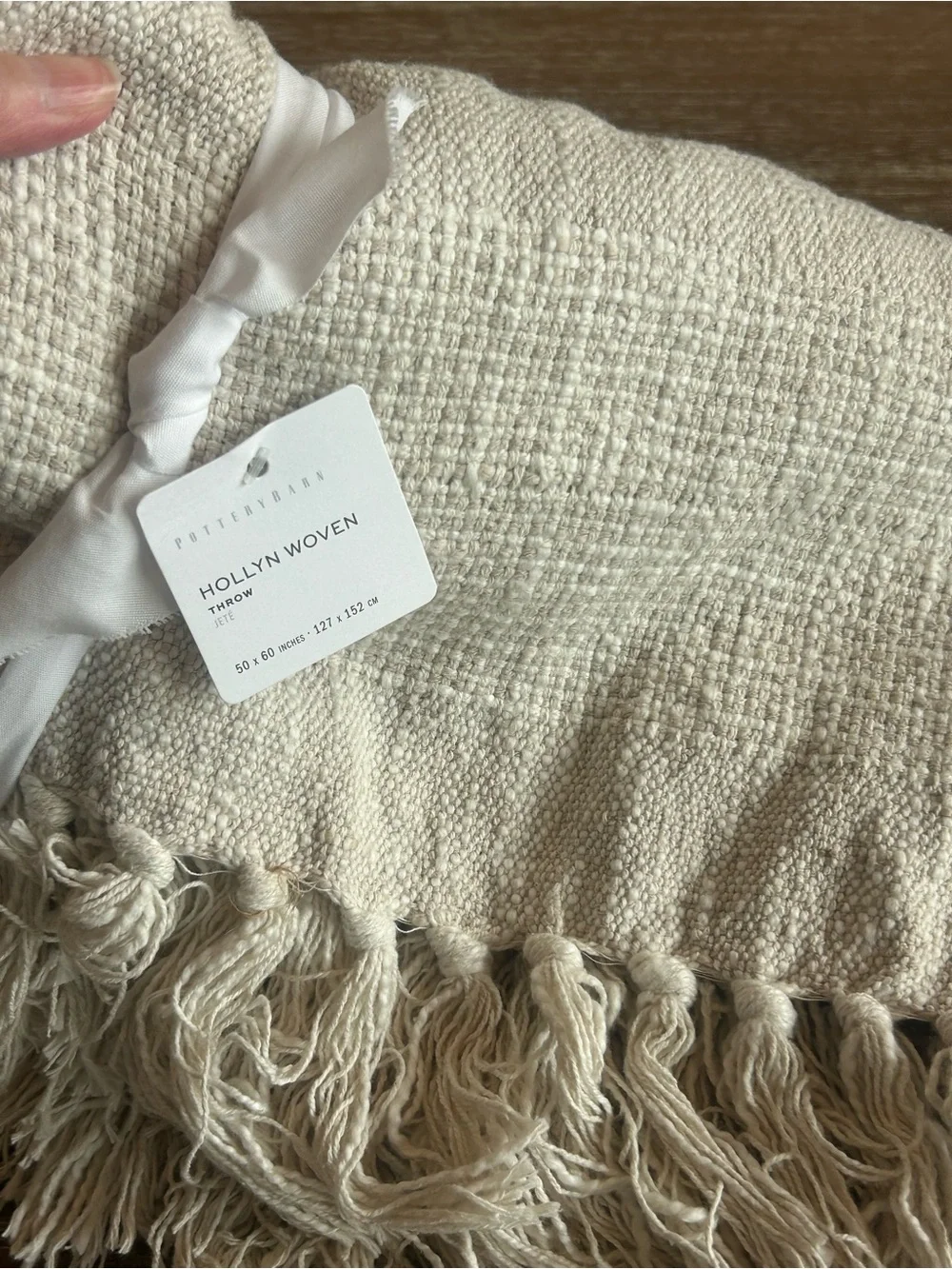 Pottery Barn Hollyn Cotton Woven Throw